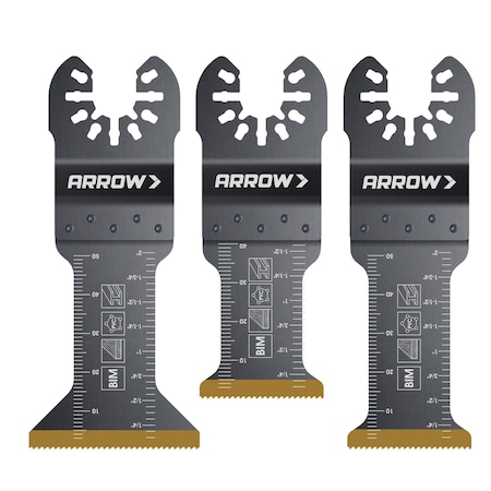 Arrow Lock Titanium Metal/Wood Variety Pack, 3PC OSC201VP-3